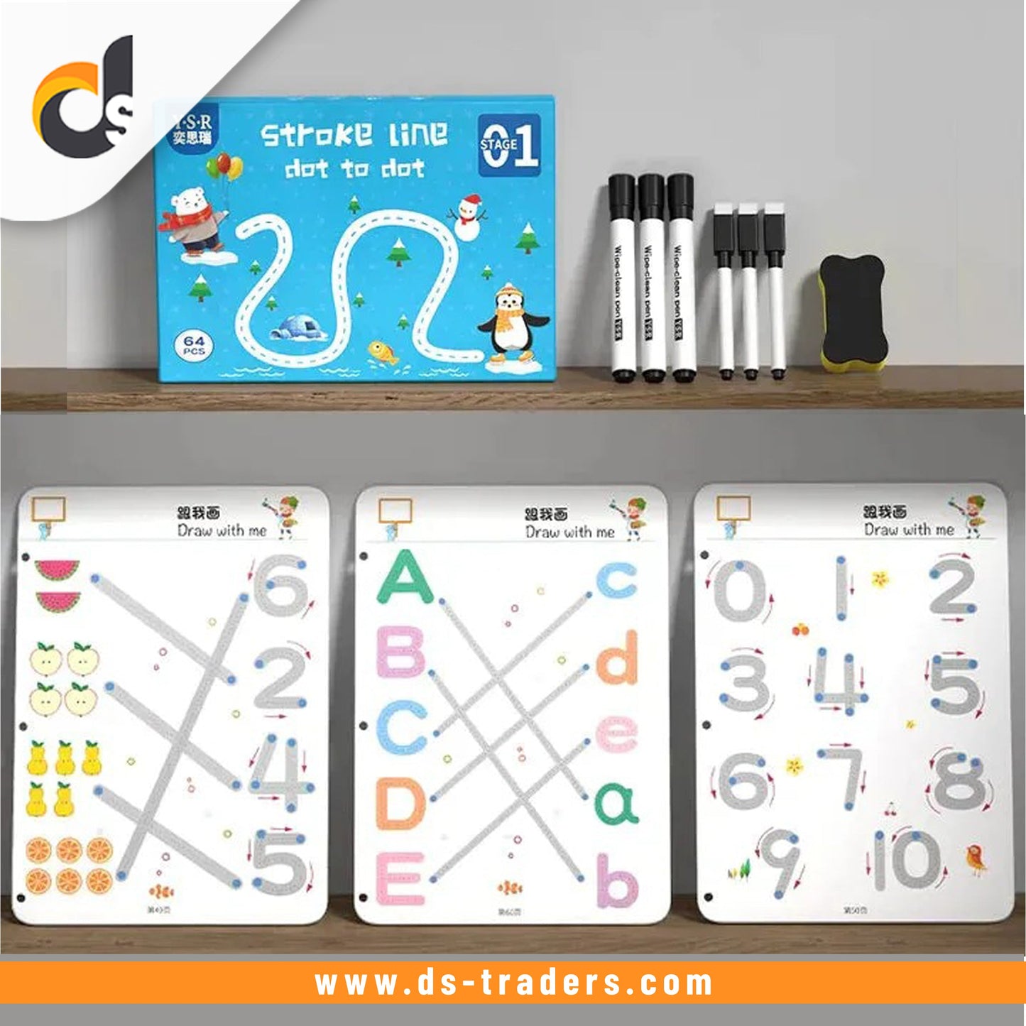 Trace and Learn A Fun 64-Page Practice Workbook