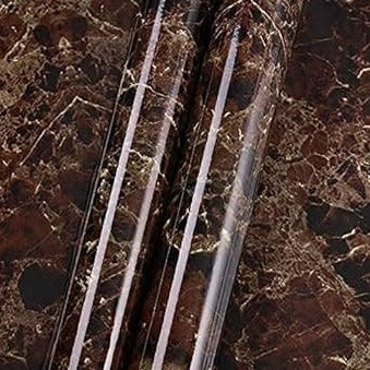 White Marble Texture Design PVC Waterproof Sheet (60cmx200cm)